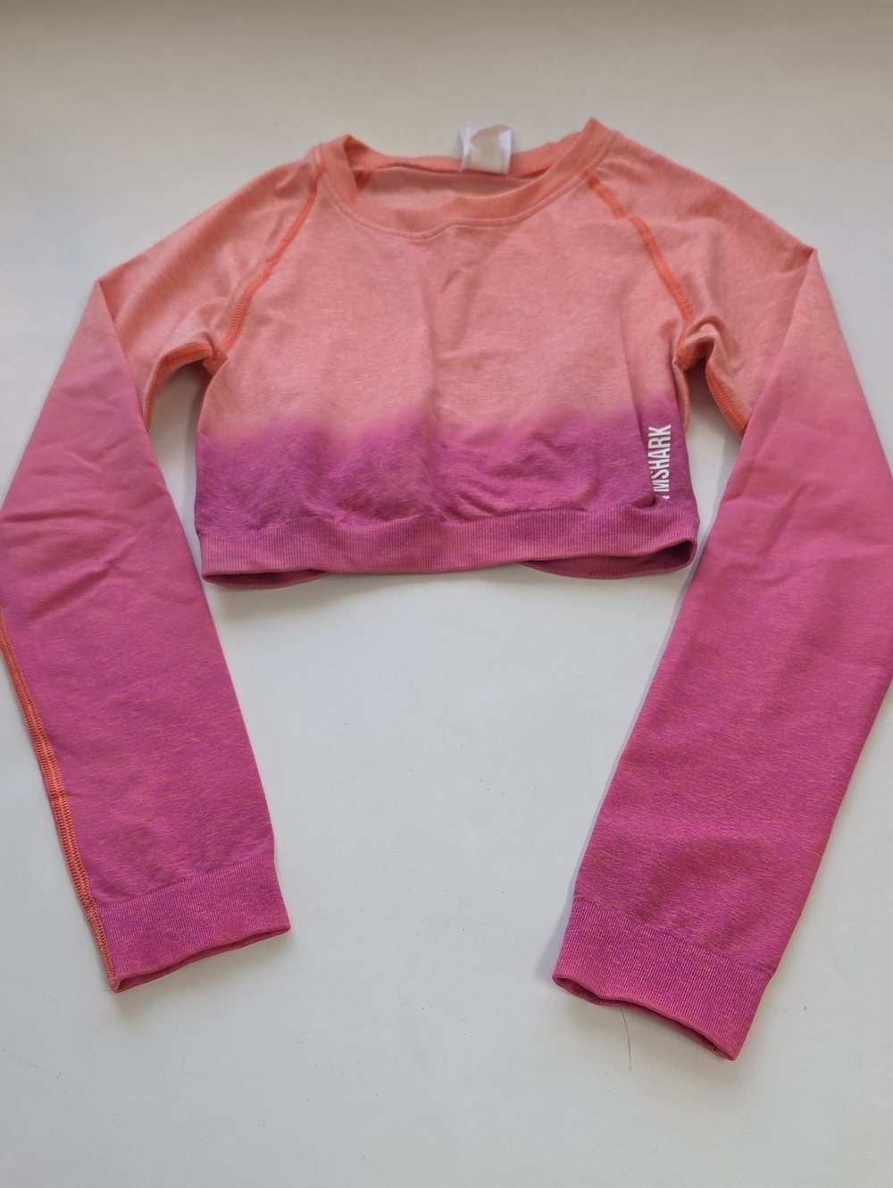 Gymshark Adapt Ombre Seamless Long Sleeve Crop
